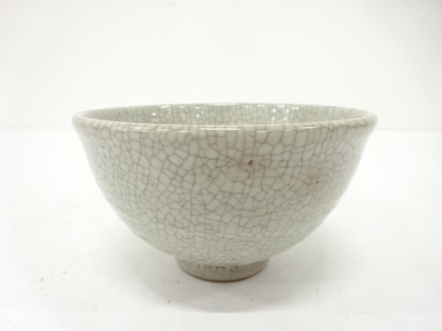 JAPANESE TEA CEREMONY / TEA BOWL CHAWAN / NEZUMI GLAZE / ARTISAN WORK